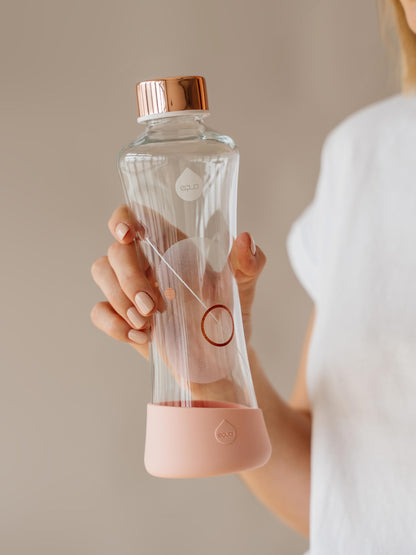 Metallic Rose Gold Trinkflasche