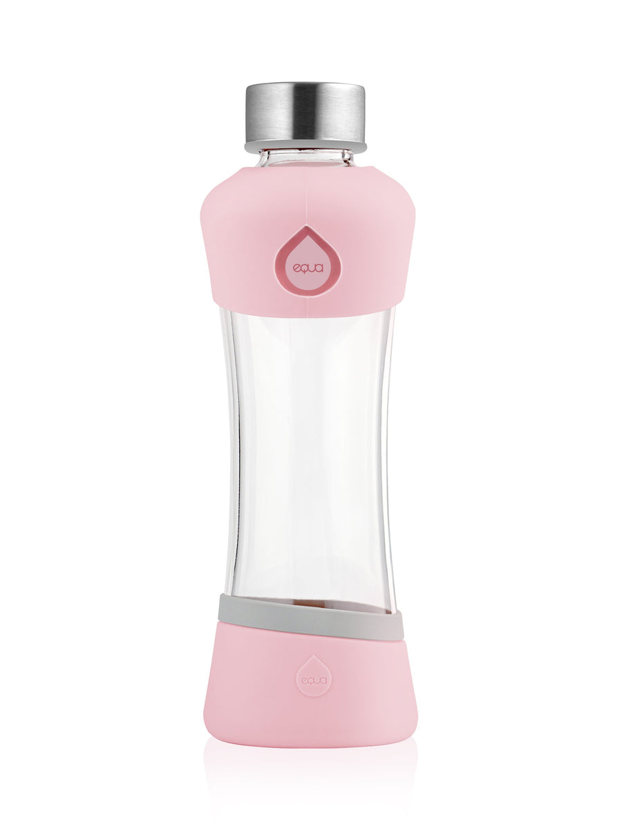 EQUA glass water bottle Active Berry - made in EU